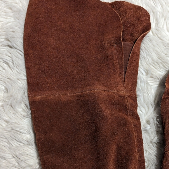 Final Price Kristin Cavallari Calissa OTK Slouch Suede Boots in Ginger Velvet - Picture 13 of 16